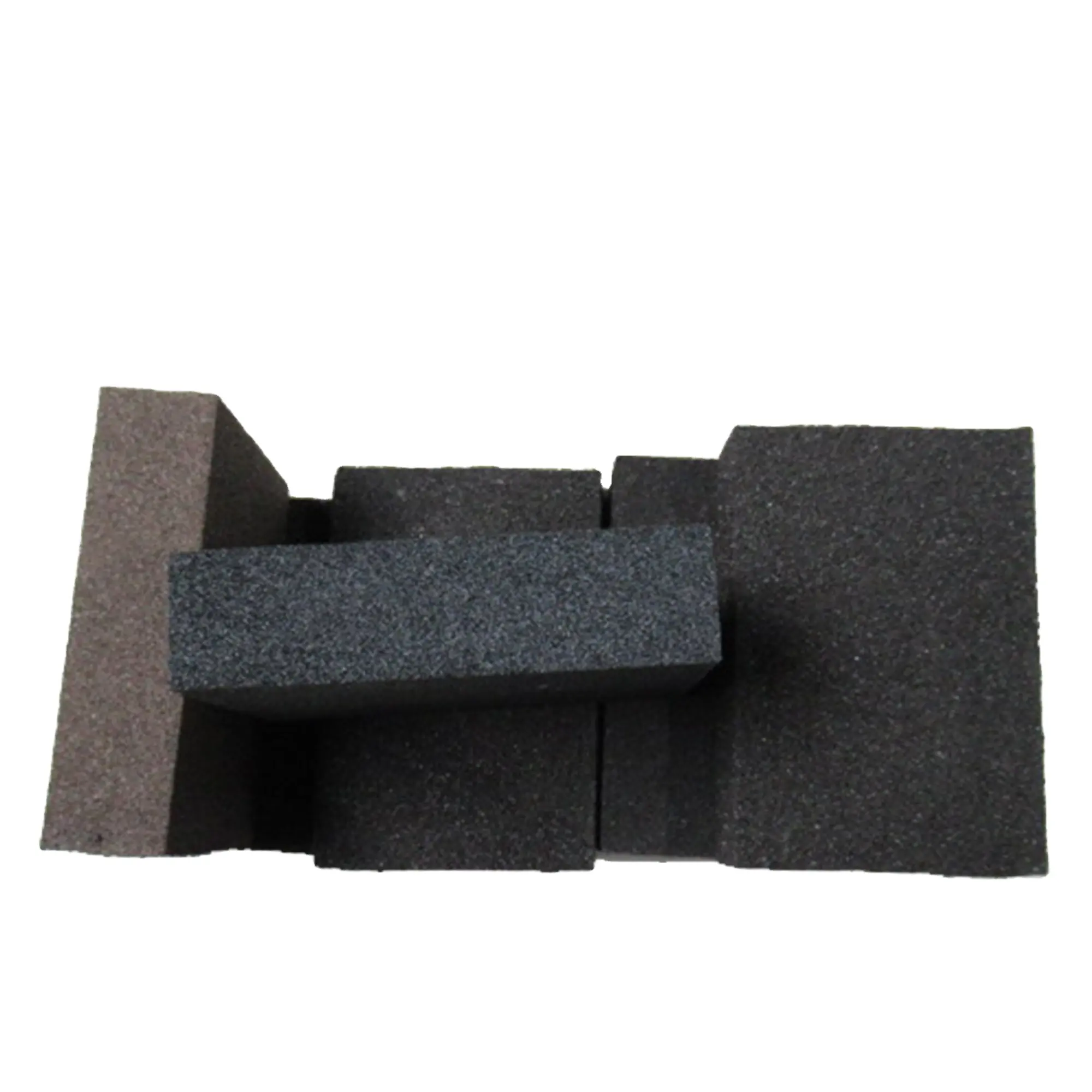 Brown Four-sided Abrasive Polishing Pads Sponge Sanding Block 1 buyer