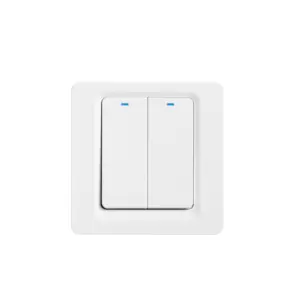 M.DAY-interruptor de luz inteligente para el hogar, pulsador de pared estándar EU/UK 2 Gang Zigbee 3,0, Control remoto inalámbrico