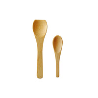 Sendok bambu 7.5cm, arloji es krim, kopi kecil, madu, bumbu, sendok l sendok bambu