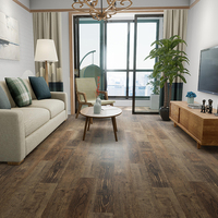 Plancher de décoration intérieure 4mm-8mm Plancher hybride SPC en vinyle chêne moderne imperméable à l'eau