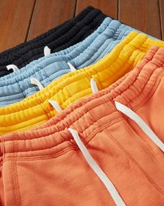 Pantalones cortos transpirables de algodón informales de verano para hombre, ropa de playa de talla grande, pantalones cortos deportivos con cierre de cordón - Product Image 3