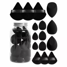 Juego de 12 Esponjas Cosméticas Triangulares para Polvo Suelto, Mini Esponjas en Forma de Huevo para Base Líquida, Esponja de Maquillaje, Kit de Difuminador de Maquillaje - Product Image 2