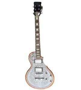 Weifang Rebon 6 corde copertura in metallo LP chitarra elettrica personalizzata - Product Image 1