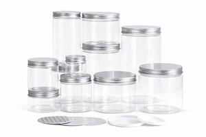 Bocaux en plastique transparent 130 ml avec couvercle à vis pour baume à lèvres, collations, biscuits, stockage alimentaire - Product Image 5