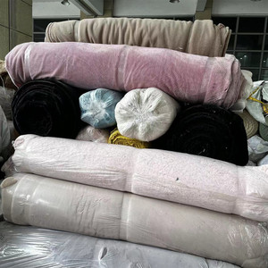 Rouleau KG de rideaux en <span class=keywords><strong>fausse</strong></span> <span class=keywords><strong>fourrure</strong></span> à poils longs artificiels mélangés à prix réduit - Product Image 3