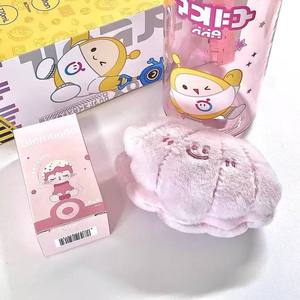 مرآة جيب كرتونية لطيفة من الفولاذ المقاوم للصدأ، مزدوجة الجوانب قابلة للطي، مع سلسلة مفاتيح مخصصة، قلادة لحقيبة الطالب المدرسية، غلاف أزرق - Product Image 2