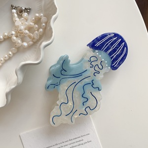 Pinza de Pelo con Diseño de Medusa, Accesorios Creativos YHJ con Animales Marinos, Pinza de Pelo Personalizada de Acetato - Product Image 4