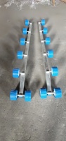 Kit de roulettes pour jet ski, accessoires pour remorque de bateau, adapté aux roulettes de remorque de bateau de 4 m