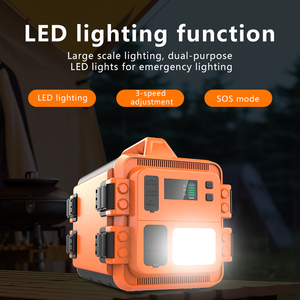 1200W Portable Power Station Large Capacity Lithium Ion Battery MPPT Controller Emergency <b>Solar</b> <b>Generator</b> Flashlight Features F1 - Product Image 5