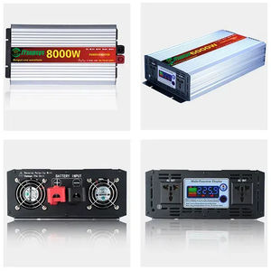 เครื่องแปลงไฟแบบ Pure Sine Wave DC <span class=keywords><strong>เป็น</strong></span> AC 110Vac 220Vac อินเวอร์เตอร์ในรถยนต์ กำลังไฟ 6KW 8KW ระบบแบตเตอรี่ 12V 24V 48V - Product Image 2