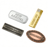 Offre Spéciale : Étiquettes de Marque Personnalisées en Alliage de Zinc, Gravées en 3D, Gaufrées, Écologiques, Auto-adhésives, Durables et Lavables pour Maillots de Bain