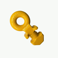 Crochet de conteneur Crochet de levage Outil Cosses Gréement Oeil Équipement Logo personnalisé Produits métalliques Crochet