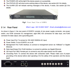 Multiplexor 8ASI a IP con Codificador, Gateway para Cabecera <span class=keywords><strong>de</strong></span> <span class=keywords><strong>TV</strong></span> Digital - Product Image 2