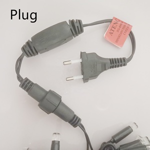 Chất lượng cao IP65 EU thị trường tùy biến 10m ngoài trời cao su không thấm nước cáp dẫn chuỗi ánh sáng đèn giáng sinh 220V OEM - Product Image 3