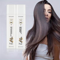 Crème antipelliculaire à l'huile d'arbre à thé BRRS Private Label 300ml Formule hydratante et épaississante pour la réparation des cheveux longs