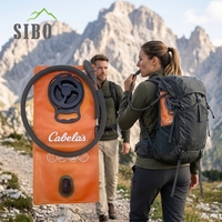 Poche à eau imperméable professionnelle Sibo Manufacturer 1,5 L pour le camping, la chasse et la pêche en plein air - Conception robuste, anti-éclatement