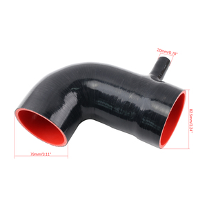 Manguera de Admisión de Silicona de Alto Rendimiento, Tubo de Entrada de Aire para Audi A4 B8 A5 8T 1.8T 2.0T TFSI ICP041-BK - Product Image 6