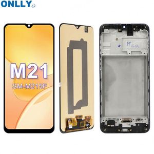 จอแอลซีดีสำหรับซัมซุงกาแล็คซี่ M01 M10 M11 M21 M30 A05 A15 A22 A23 A24 A25 A34จอ LCD ทัชสกรีนดิจิไทเซอร์พร้อมกรอบ - Product Image 1