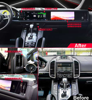 Nouvelle Arrivée Écran Tactile 24 Pouces 6G+128G Lecteur Android DVD Autoradio pour Porsche Cayenne 2010-2017 Conduite à Gauche