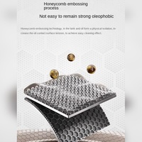 Évier de cuisine rectangulaire multifonctionnel Maite en acier inoxydable fait main, avec revêtement nano et surface brossée, à poser sur comptoir