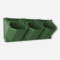 Jardin vertical en gros PP matériel mural Pots de fleurs empilable jardinière verticale jardinière murale