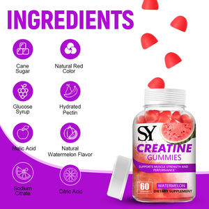 Odm oem creatine monohydrate gummies ויטמין b12 תמיכה צמיחה שריר עוזר להגביר את כוח, משפר את החניכיים התאוששות שרירים - Product Image 4