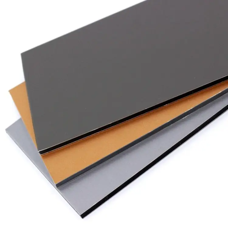 Lámina de plástico de metal para pared, revestimiento de cortina, paneles de aluminio para exterior, ACC