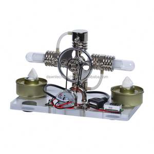 Kit de Motor Stirling: Ciencia Popular sobre Física de Vapor, Pequeña Producción Científica, Pequeña Invención, Juguete Experimental de Cilindros Cruzados - Product Image 3