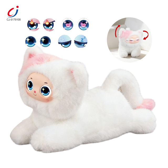 Chengji Ai Smart Plush Toy Sensory Touch Sensing Shake Head Simulated Action Demonstration Realistic cat Plush Toy