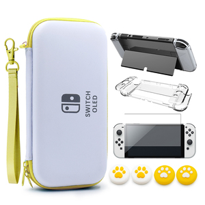 Đối với Nintendo mới chuyển đổi OLED phụ kiện Video <span class=keywords><strong>Game</strong></span> Player trường hợp Mang trường hợp lưu trữ cầm tay Túi 7 trong 1 bó - Product Image 4