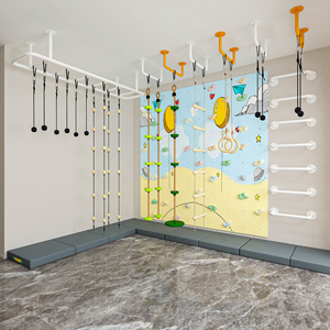 Parcours d'obstacles directement de l'usine pour enfants - Aire de jeux intérieure sûre, robuste et adaptée aux enfants - Aventureuse pour la maison, la maternelle et l'école - Product Image 2