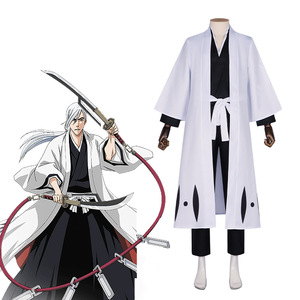 Conjunto de Cosplay al por Mayor de BLEACH, Capitán de la 1ª División, <span class=keywords><strong>Haori</strong></span> e Ichigo Kurosaki, Disfraz Completo de Anime de Jujutsu Kaisen Gojo Satoru - Product Image 1