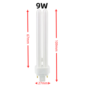 Bombillas Fluorescentes de 7W de Venta Caliente, Ahorro de Energía, 2 Pines, Protección Ocular, Luz de Tubo - Product Image 4