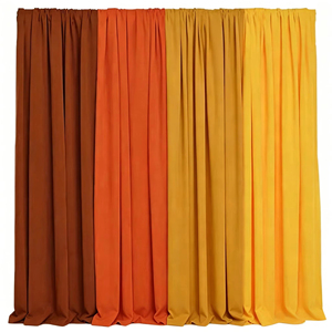 Drapé de fond en polyester infroissable pour mariage, anniversaire, photomaton, décoration de scène - Grande Vente - Product Image 1