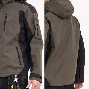 Veste de travail en polyester 100% OEM, veste bomber pour homme, veste de sport imperméable à l'eau - Product Image 4