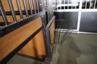 Establo de caballo ecuestre de madera de bambú estándar americano, establo portátil galvanizado para caballos