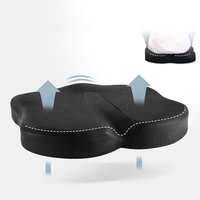 Coussin de siège de voiture orthopédique en gros d'usine mousse à mémoire de forme en U pour les hémorroïdes oreillers lombaires amovibles coussins de siège