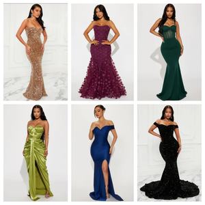 夏季无袖雪纺女式印花吊带长款女式连衣裙折扣促销 - Product Image 4