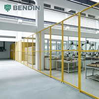 Clôtures de sécurité pour ateliers industriels, clôture en acier à faible teneur en carbone soudée, clôture amovible, équipement de protection galvanisé antirouille