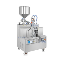 Machine semi-automatique à ultrasons pour le remplissage et le scellage de tubes souples en aluminium et plastique pour lotions, pâtes et gels
