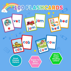 แฟลช<span class=keywords><strong>การ</strong></span>์ดมอนเตสซอรี่สำหรับการเรียนรู้เบื้องต้น ฝึกเขียนคำ/ตัวอักษร CVC สำหรับเด็ก ขายส่ง - Product Image 2