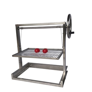 Parrilla <span class=keywords><strong>de</strong></span> acero inoxidable <span class=keywords><strong>de</strong></span> 67,5 CM con brida para mampostería, parrilla <span class=keywords><strong>de</strong></span> Santa María integrada - Product Image 3