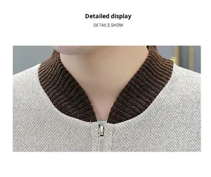 Áo khoác cardigan len nam mùa đông 2026 bán chạy, chất liệu dày dặn, cổ tròn, kiểu dáng casual - Product Image 5