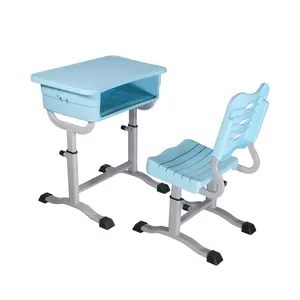 Top Rated Cheap Metal Frame Table Student Desk Modern School Furniture For Kids School