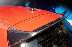 Pour <span class=keywords><strong>BMW</strong></span> <span class=keywords><strong>série</strong></span> <span class=keywords><strong>1</strong></span> <span class=keywords><strong>E87</strong></span> hayon 2004-2012 aileron de toit arrière en Fiber de carbone pont unique - Product Image 6