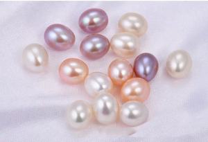 AAA Lớp 6-10 Mm Ngọc Trai Nước Ngọt Tự Nhiên Lấy Cảm Hứng Gạo Hình Dạng Tear Drop-Earings Mặt Dây Chuyền Nửa Lỗ Khoan Lỏng Ngọc Trai - Product Image 5