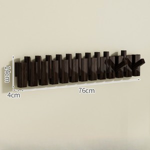 Piano clé cintre tenture murale <span class=keywords><strong>porte</strong></span> derrière le crochet à vêtements porche crochet <span class=keywords><strong>mural</strong></span> <span class=keywords><strong>porte</strong></span> d'entrée <span class=keywords><strong>porte</strong></span>-<span class=keywords><strong>manteau</strong></span> en bois massif - Product Image 3