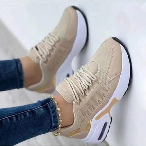 Baskets compensées à plateforme, nouvelle mode, grande taille, chaussures de sport décontractées pour femmes, à lacets, en maille respirante, vulcanisées - Product Image 2