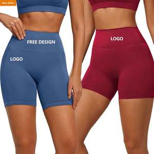 <span class=keywords><strong>Pantalones</strong></span> <span class=keywords><strong>Cortos</strong></span> de Yoga de Cintura Alta para <span class=keywords><strong>Mujer</strong></span>, Ajustados, Ideales para Correr, Deportes y Ciclismo, Venta al por Mayor de Fábrica, Ropa de Yoga, Cómodos y Amigables con la Piel - Product Image 1