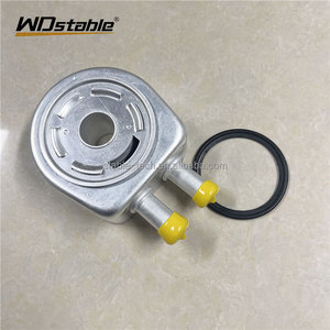Refroidisseur d'huile moteur en aluminium 2130000QAA 8200806731 7700855845 pour RENAULT <span class=keywords><strong>GRAND</strong></span> <span class=keywords><strong>SCENIC</strong></span> Mk2 Mk3 1.9D 2004 - Product Image 2